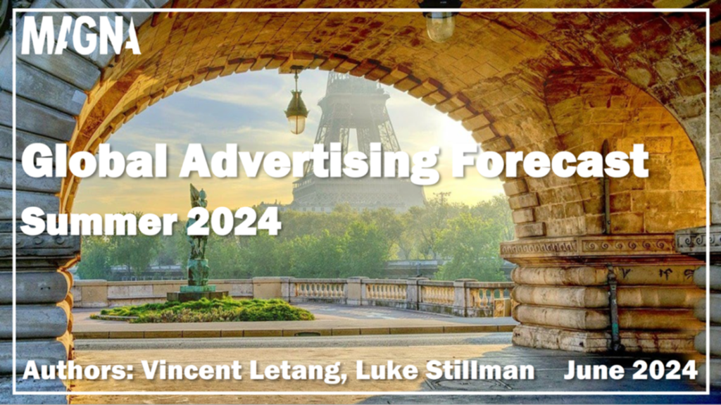 Global advertising forecast Summer 2024